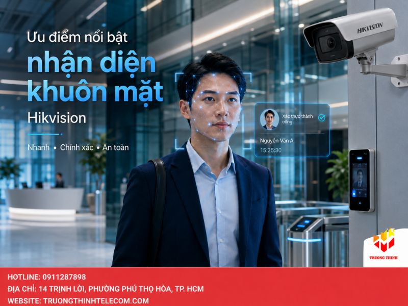 Ưu điểm nổi bật của công nghệ nhận diện khuôn mặt Hikvision
