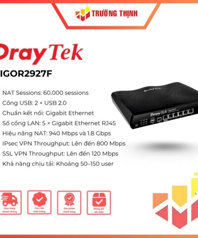 Router Draytek quang VPN Wan kép Vigor2927F