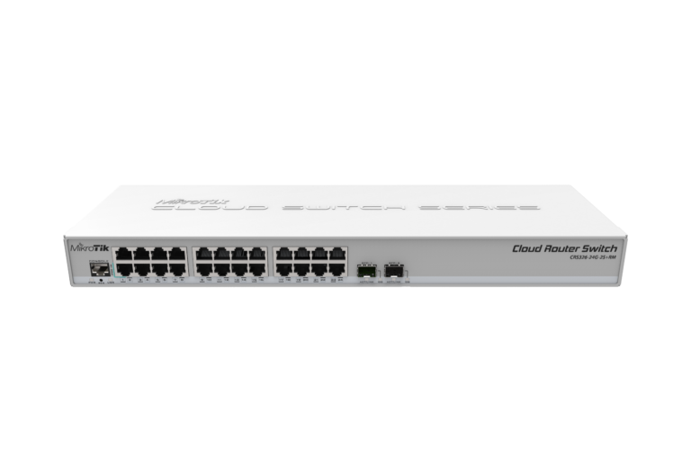Switch MikroTik CRS326-24G-2S+RM 24 Gigabit, 2 SFP+ 10G
