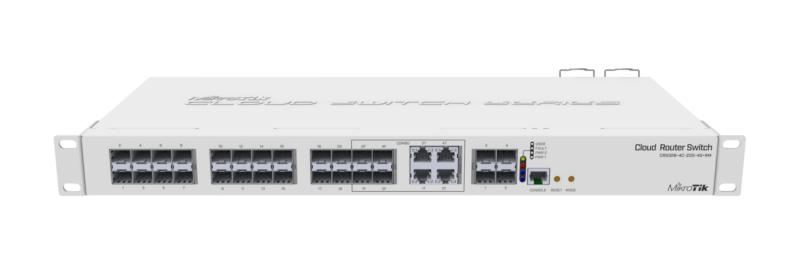 Switch MikroTik CRS328-4C-20S-4S+RM 20 SFP, 4 SFP+ 10G