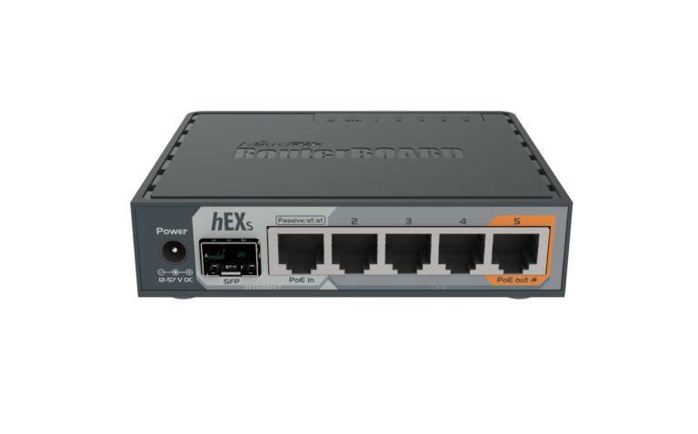 Router MikroTik hEX S RB760iGS 5 cổng Gigabit, 1 khe SFP