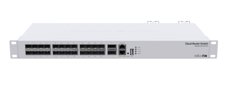 Switch MikroTik CRS326-24S+2Q+RM 24 SFP+ 10G, 2 QSFP+ 40G