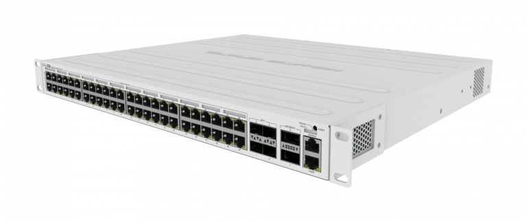 Switch PoE MikroTik CRS354-48P-4S+2Q+RM 48 cổng, uplink 10G/40G