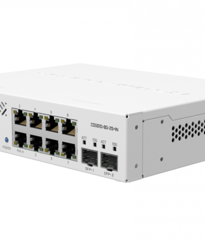 Switch MikroTik CSS610-8G-2S+IN 8 cổng Gigabit, 2 SFP+ 10G