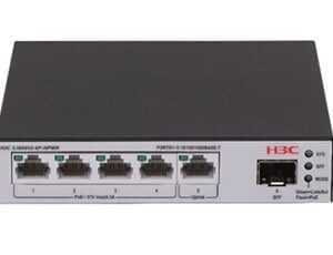H3C S1600V2-6P-HPWR – Switch Web Managed PoE+ 5GE + 1 SFP