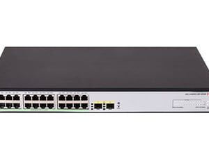 H3C S1600V2-26P-HPWR – Switch PoE+ Web Managed 24GE, 2 SFP, 370W