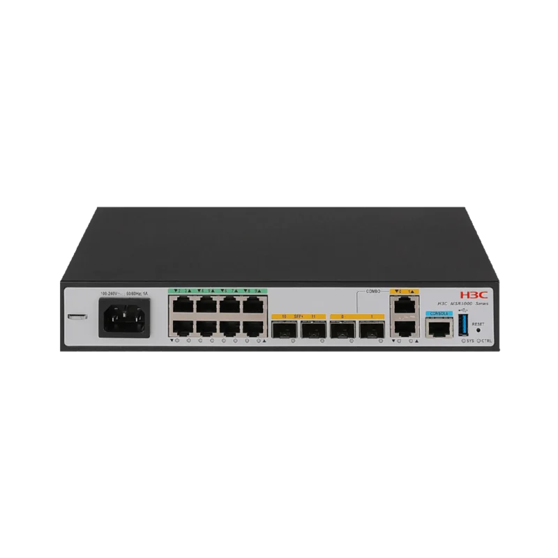 Router cân bằng tải H3C MSR1008 8GE, 2 Combo GE/SFP, 2 SFP+ 10G