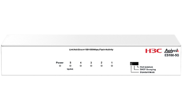 Switch Unmanaged 5 Port Gigabit AOLYNK ES100-5G