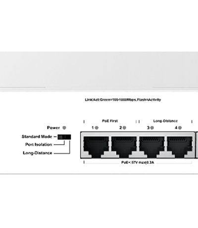 Switch PoE+ Unmanaged AOLYNK ES100-6G-HP 6 cổng Gigabit