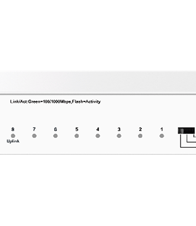 Switch Unmanaged 8 cổng Gigabit H3C Aolynk ES100-8G