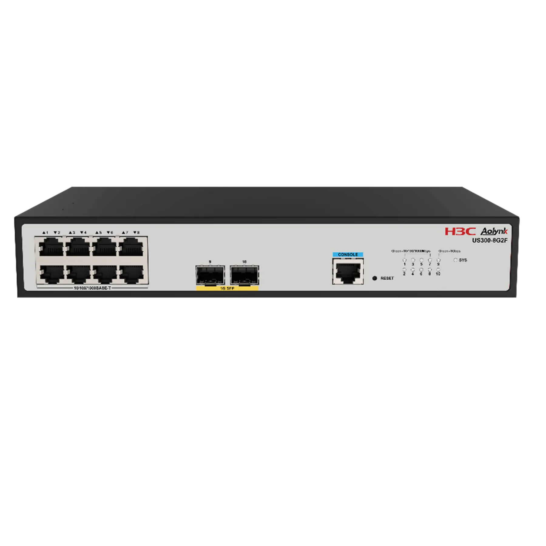 Switch quản lý Layer 2 H3C US300-8G2F 8GE + 2 SFP