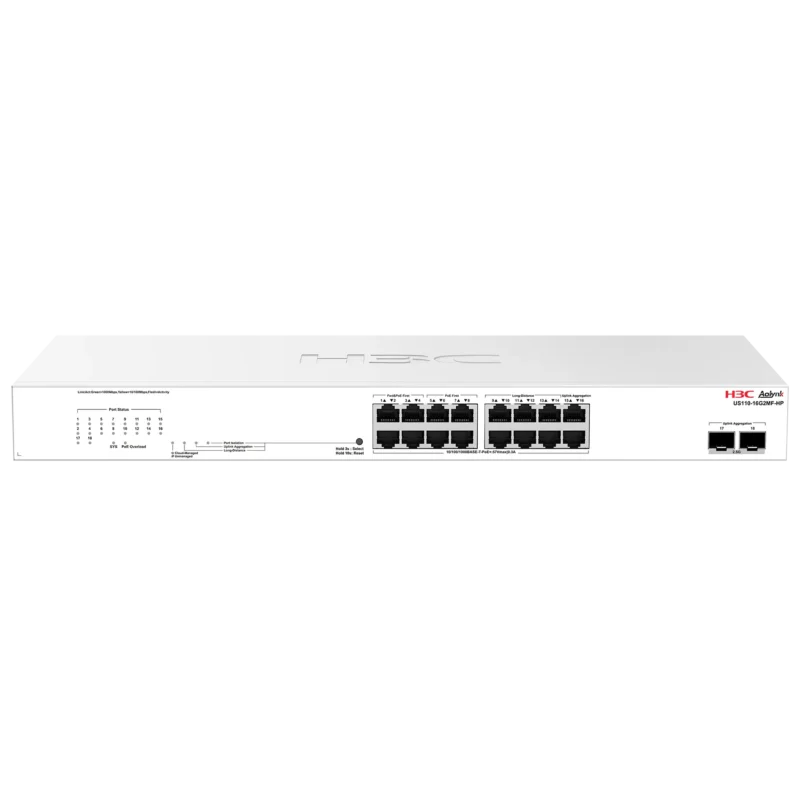 AOLYNK US110-16G2MF-HP Switch Cloud PoE+ 16 Cổng
