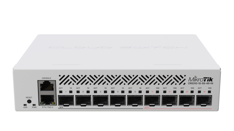 Switch quang MikroTik CRS310-1G-5S-4S+IN 5 SFP, 4 SFP+ 10G