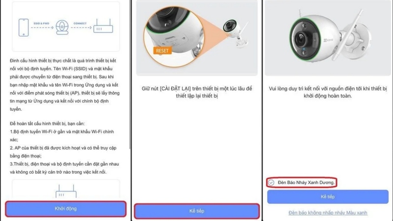 Cách đổi wifi Ezviz bằng cách reset và thêm lại camera