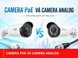 Camera PoE và camera Analog