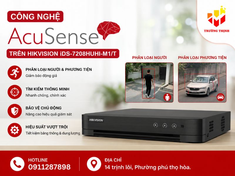 Công nghệ AcuSense trên Hikvision iDS-7208HUHI-M1/T