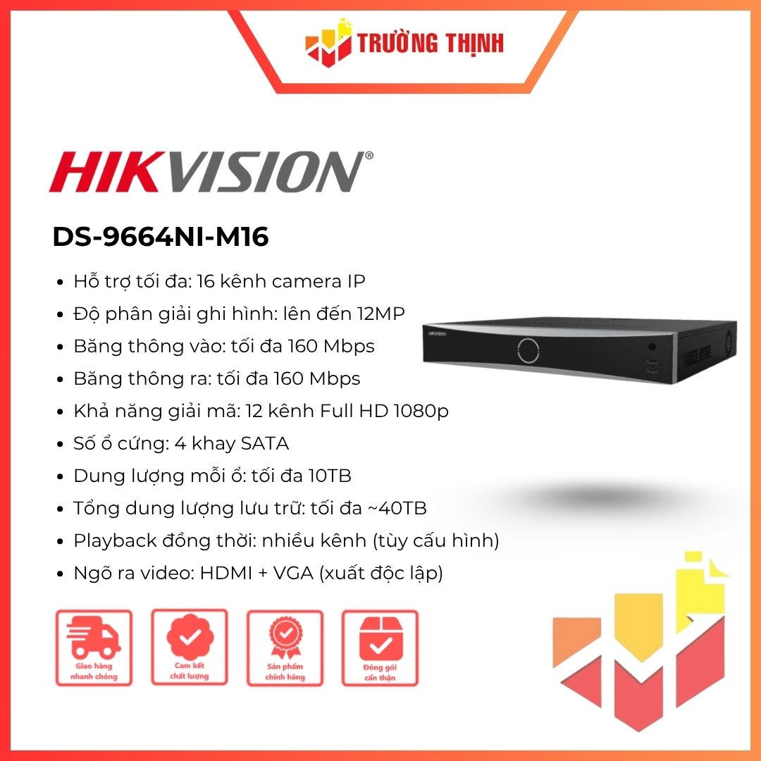 Đầu ghi IP NVR 16 kênh Hikvision DS-7716NXI-K4/16P(E)