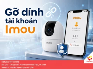 Gỡ dính tài khoản Imou
