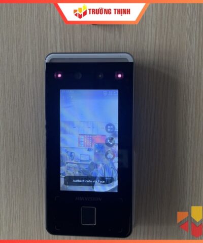 Máy chấm công Hikvision DS-K1T341CMF Face ID, vân tay, thẻ Mifare
