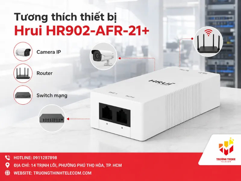 Khả năng tương thích thiết bị của Hrui HR902-AFR-21+