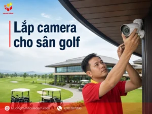 Lắp camera cho sân golf