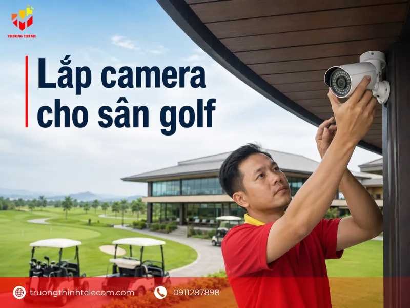 Lắp camera cho sân golf uy tín, chuyên nghiệp và giá rẻ