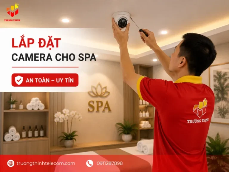 Lắp đặt camera cho Spa uy tín tiết kiệm tại TP.HCM