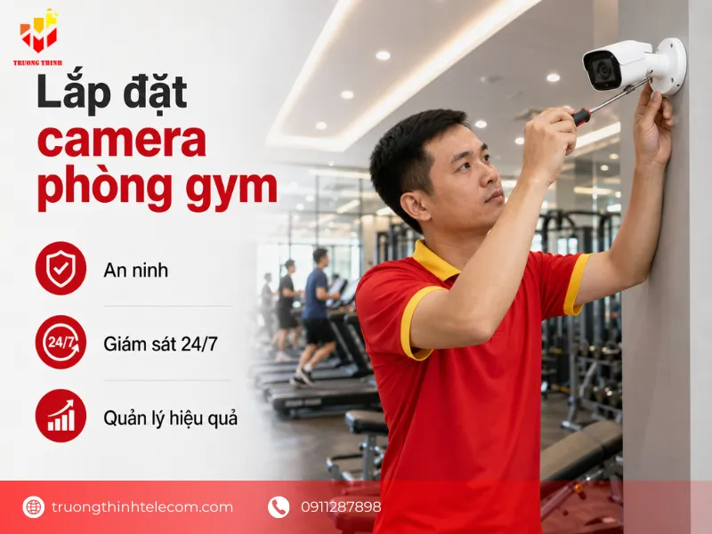 Lắp đặt camera phòng gym chất lượng hiệu quả tại TP.HCM
