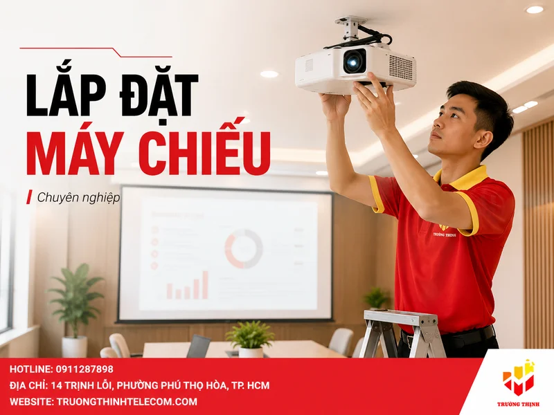 Thi công lắp đặt máy chiếu chuẩn kỹ thuật tại nhà chuyên nghiệp