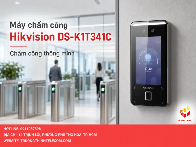 Máy chấm công Hikvision DS-K1T341C