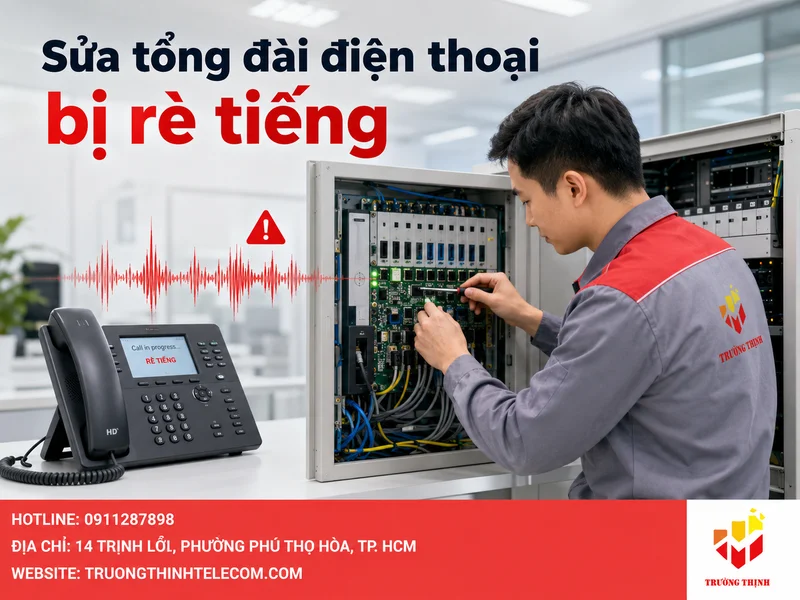 Nguyên nhân, biểu hiện và cách khắc phục tổng đài điện thoại bị rè tiếng