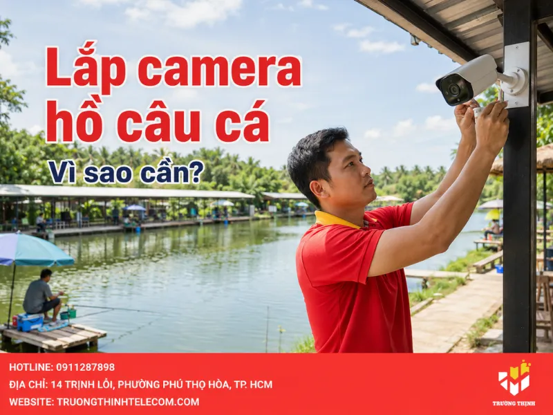 Tại sao cần lắp đặt camera hồ câu cá dịch vụ?