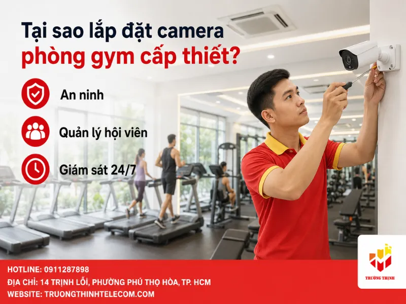 Tại sao việc lắp đặt camera phòng gym là nhu cầu cấp thiết hiện nay?