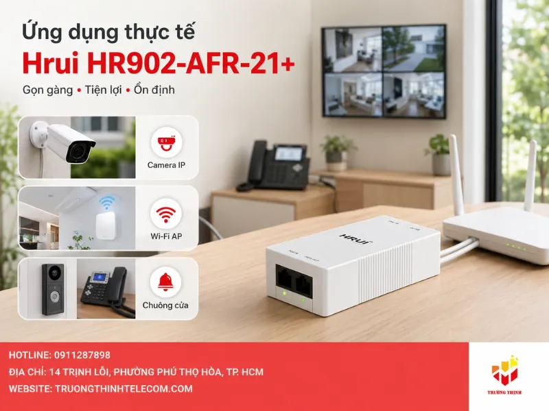 Ứng dụng thực tế của Hrui HR902-AFR-21+ trong đời sống