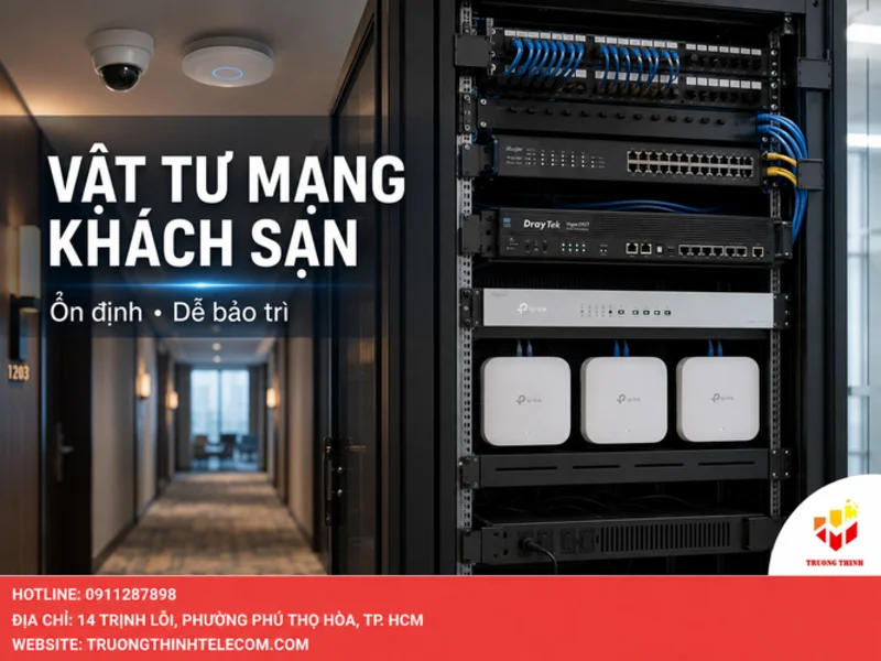Tư Vấn Vật Tư Mạng Khách Sạn & Báo Giá Thi Công Mới Hiện Nay