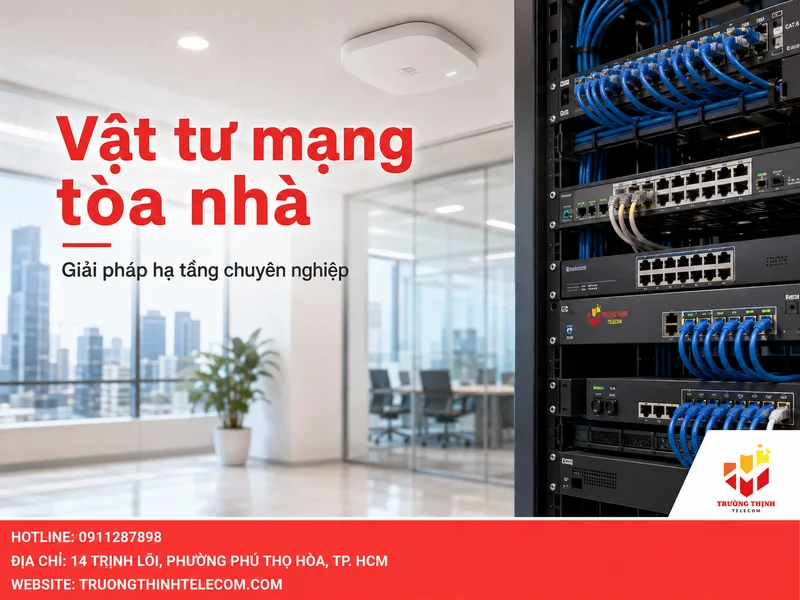 Tư vấn và báo giá vật tư mạng tòa nhà chi tiết siêu rẻ