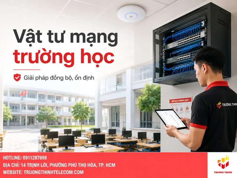 Chuyên phân phối vật tư mạng trường học chính hãng giá Siêu Rẻ