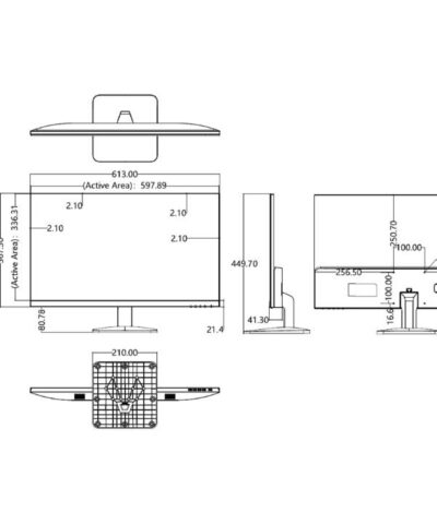 Màn hình Hikvision DS-D5027F2-1P2 27 inch IPS 100Hz