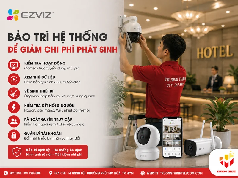 Bảo trì hệ thống để giảm chi phí phát sinh
