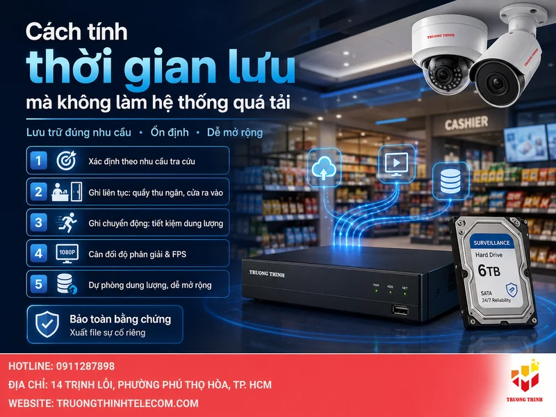 Cách tính thời gian lưu mà không làm hệ thống quá tải
