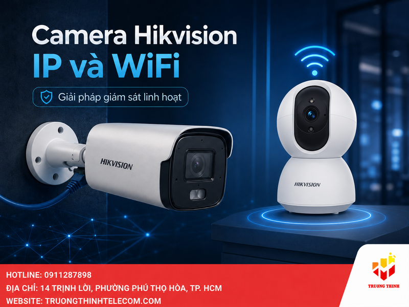 Camera Hikvision IP và Wifi