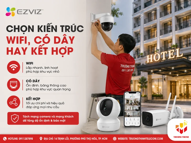 Chọn kiến trúc WiFi, có dây hay kết hợp