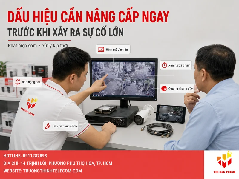 Dấu hiệu cần nâng cấp ngay trước khi xảy ra sự cố lớn