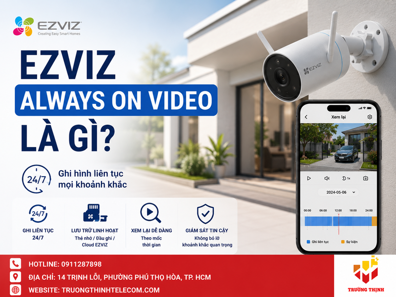 Ezviz Always On Video là gì