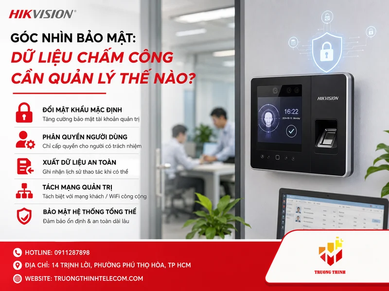 Góc nhìn bảo mật: dữ liệu chấm công cần được quản lý thế nào?