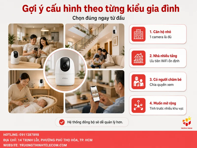 Gợi ý cấu hình theo từng kiểu gia đình