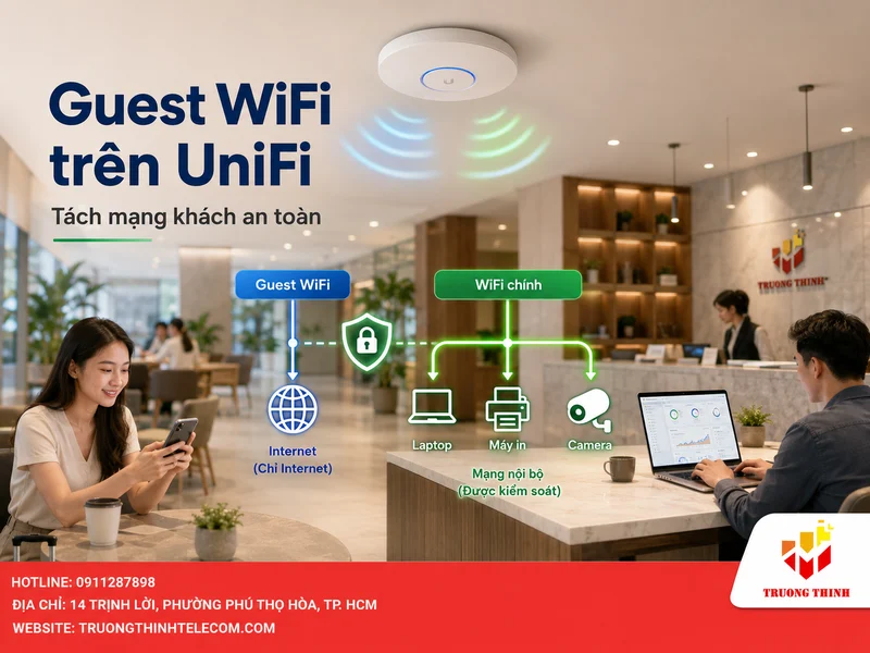 Guest WiFi trên UniFi là gì và khác WiFi chính ra sao?
