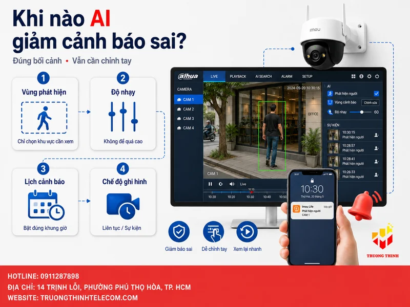 Khi nào AI giúp giảm cảnh báo sai và khi nào vẫn cần chỉnh tay?