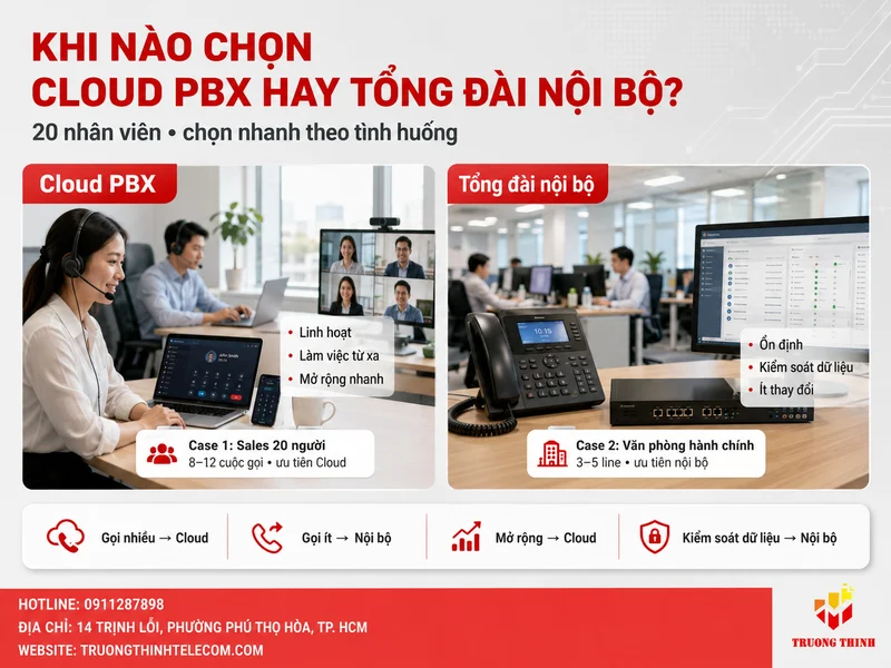 Khi nào nên chọn từng phương án? Tình huống A/B cụ thể