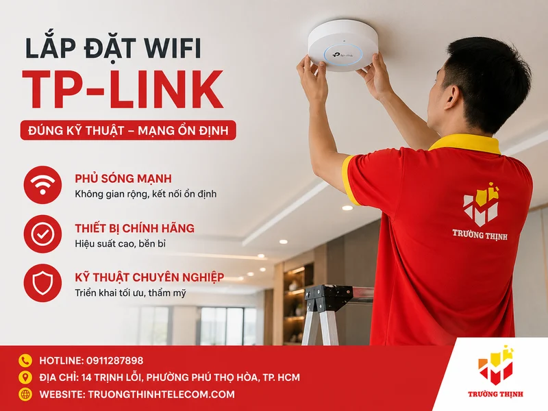 Lắp đặt wifi TP-Link là gì? Vì sao nên triển khai đúng kỹ thuật?